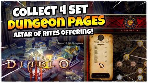 Diablo 3 set dungeon pages. Things To Know About Diablo 3 set dungeon pages. 